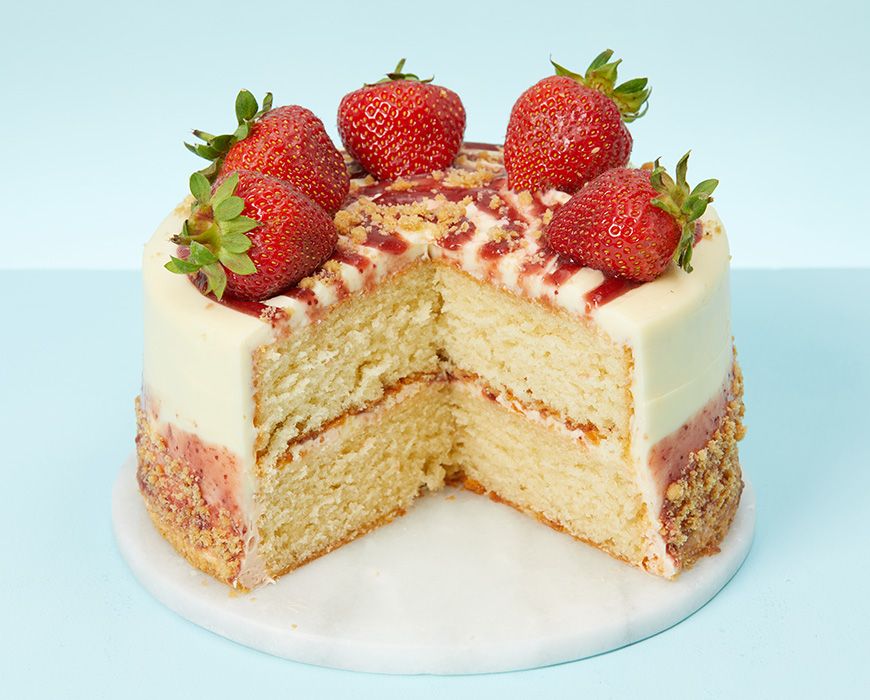 Strawberries and Cream Cake